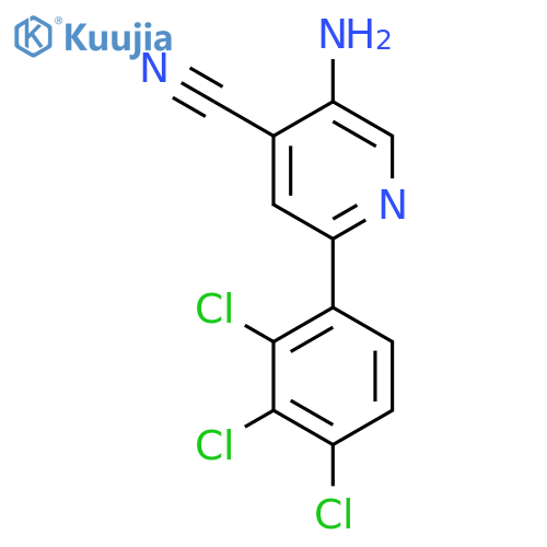 5-Amino-2-(2,3,4-trichlorophenyl)isonicotinonitrile structure