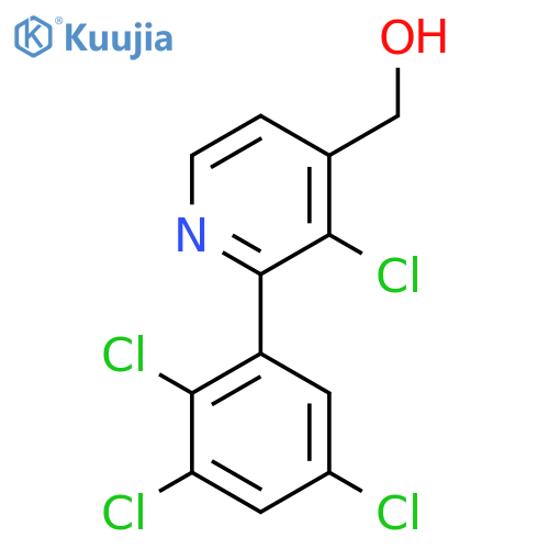 3-Chloro-2-(2,3,5-trichlorophenyl)pyridine-4-methanol structure