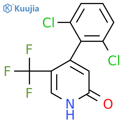 4-(2,6-Dichlorophenyl)-2-hydroxy-5-(trifluoromethyl)pyridine structure