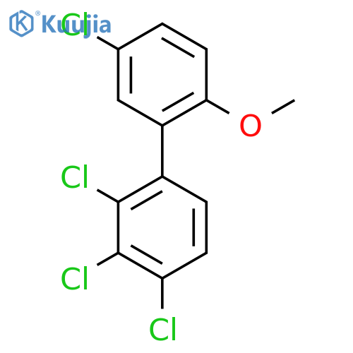 2'-Methoxy-2,3,4,5'-tetrachlorobiphenyl structure