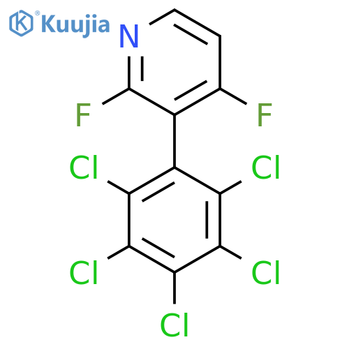 2,4-Difluoro-3-(perchlorophenyl)pyridine structure