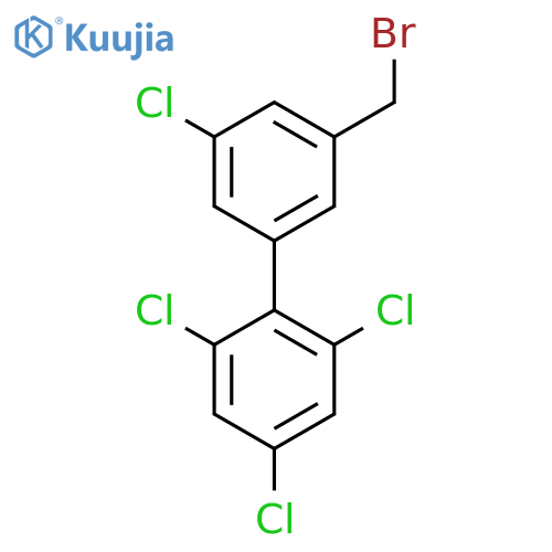 3'-(Bromomethyl)-2,4,6,5'-tetrachlorobiphenyl structure