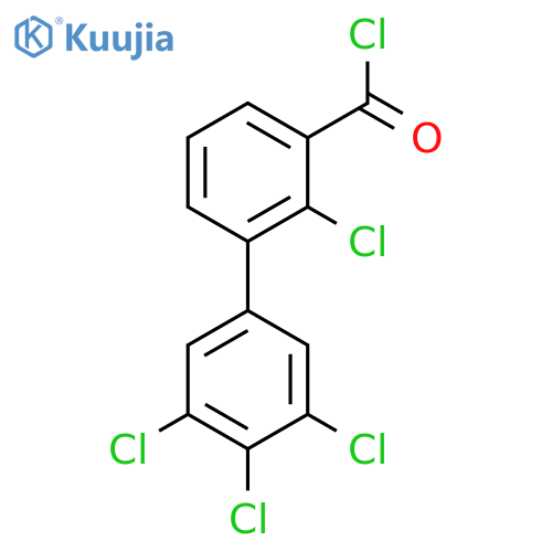 2,3',4',5'-Tetrachlorobiphenyl-3-carbonyl chloride structure