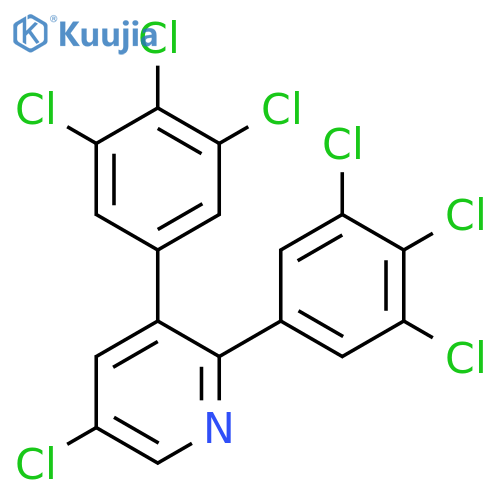 2,3-Bis(3,4,5-trichlorophenyl)-5-chloropyridine structure