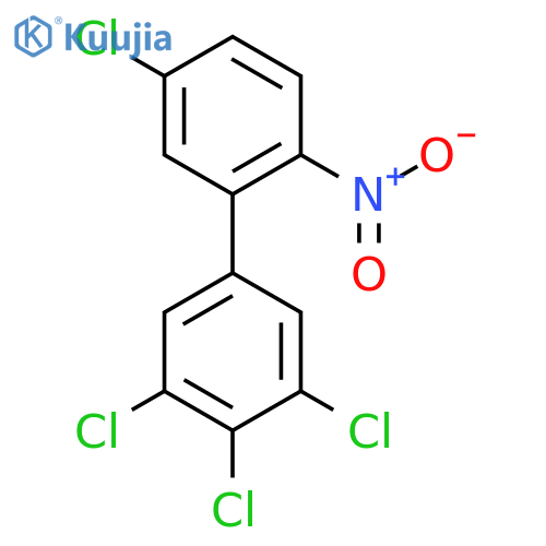 2'-Nitro-3,4,5,5'-Tetrachlorobiphenyl structure