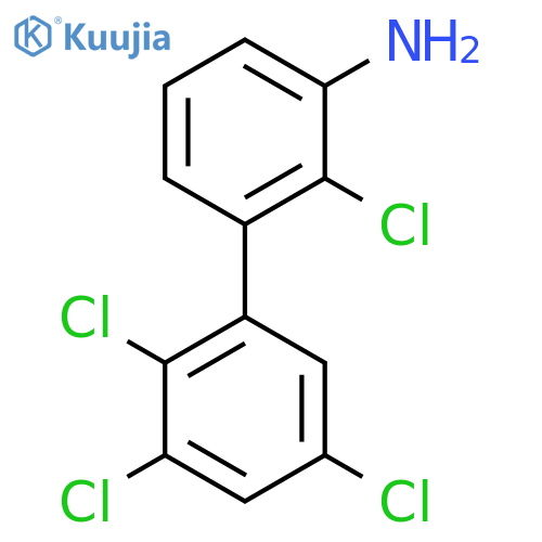 3-Amino-2,2',3',5'-tetrachlorobiphenyl structure