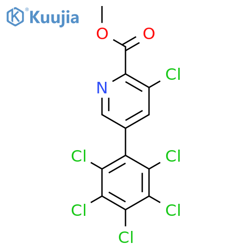 Methyl 3-chloro-5-(perchlorophenyl)picolinate structure