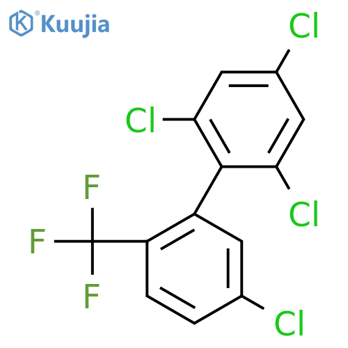 2,4,6,5'-Tetrachloro-2'-(trifluoromethyl)biphenyl structure
