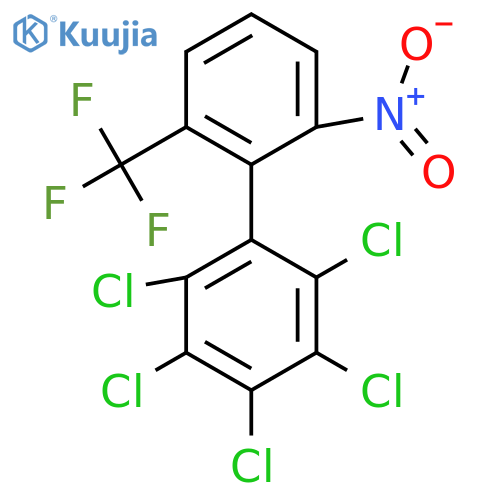 6'-Nitro-2,3,4,5,6-pentachloro-2'-(trifluoromethyl)biphenyl structure