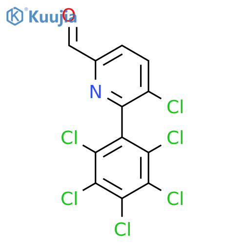 5-Chloro-6-(perchlorophenyl)picolinaldehyde structure