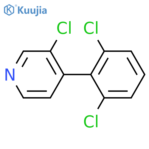 3-Chloro-4-(2,6-dichlorophenyl)pyridine structure