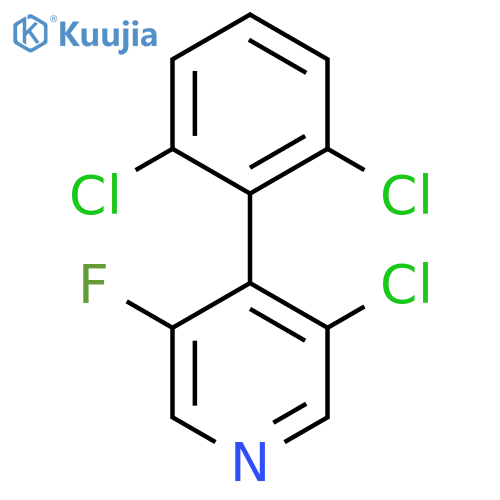 3-Chloro-4-(2,6-dichlorophenyl)-5-fluoropyridine structure