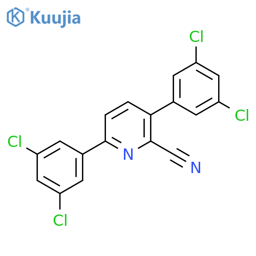 3,6-Bis(3,5-dichlorophenyl)picolinonitrile structure