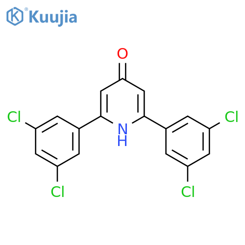 2,6-Bis(3,5-dichlorophenyl)-4-hydroxypyridine structure