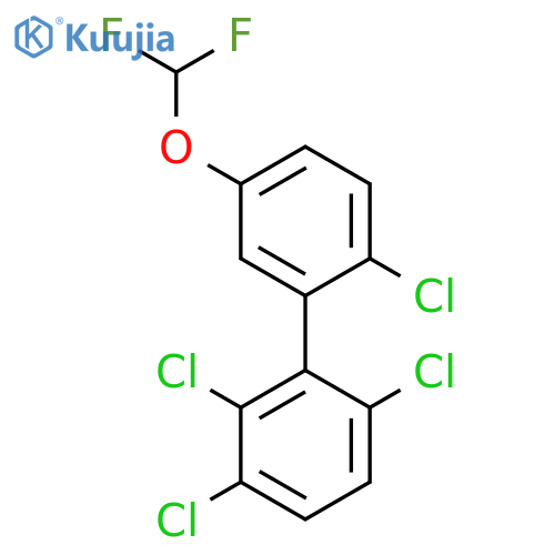 5'-Difluoromethoxy-2,3,6,2'-tetrachlorobiphenyl structure