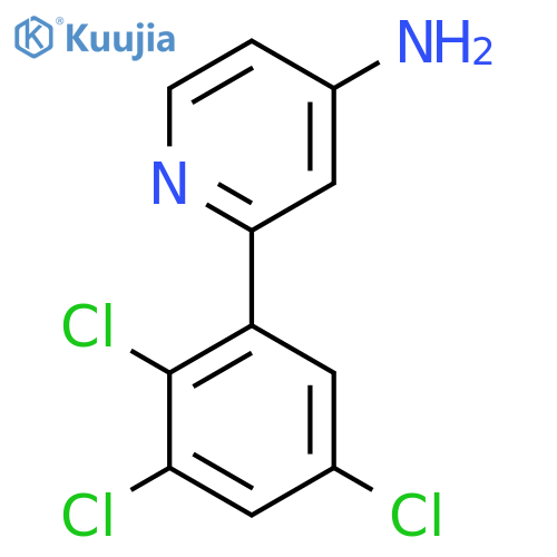 4-Amino-2-(2,3,5-trichlorophenyl)pyridine structure