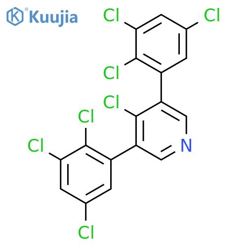 3,5-Bis(2,3,5-trichlorophenyl)-4-chloropyridine structure