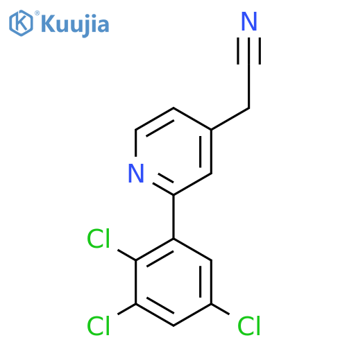 2-(2,3,5-Trichlorophenyl)pyridine-4-acetonitrile structure