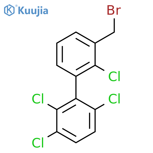 3'-(Bromomethyl)-2,3,6,2'-tetrachlorobiphenyl structure