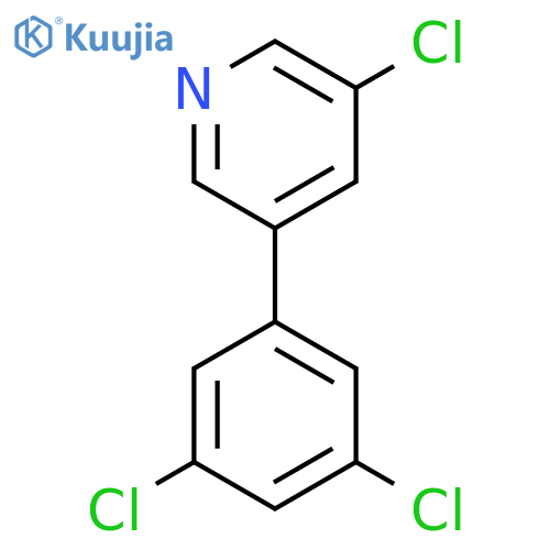 3-Chloro-5-(3,5-dichlorophenyl)pyridine structure