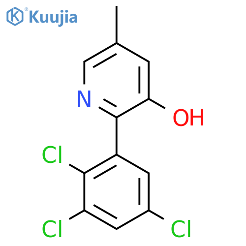 3-Hydroxy-5-methyl-2-(2,3,5-trichlorophenyl)pyridine structure