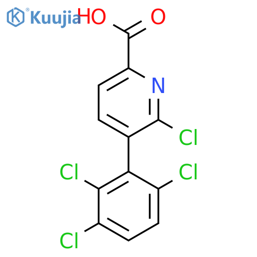 6-Chloro-5-(2,3,6-trichlorophenyl)picolinic acid structure