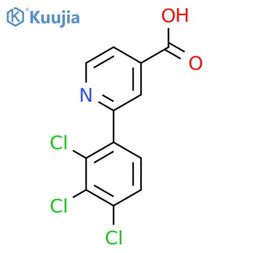 2-(2,3,4-Trichlorophenyl)isonicotinic acid structure