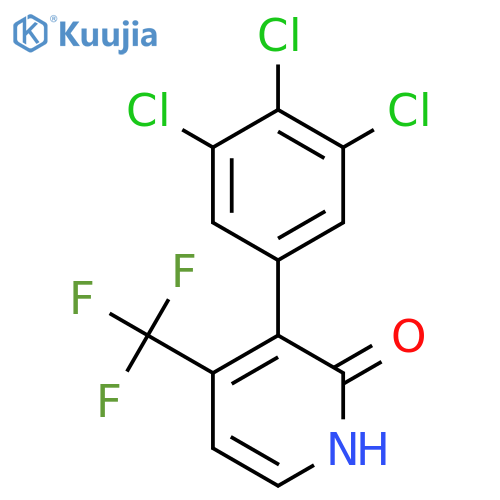 2-Hydroxy-3-(3,4,5-trichlorophenyl)-4-(trifluoromethyl)pyridine structure