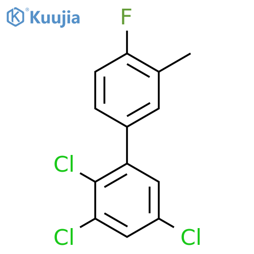 4'-Fluoro-3'-methyl-2,3,5-trichlorobiphenyl structure
