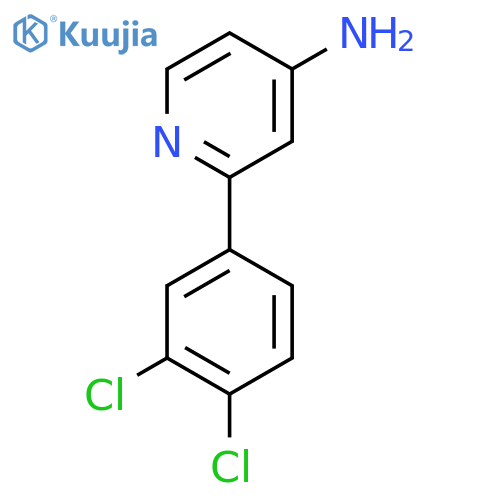 4-Amino-2-(3,4-dichlorophenyl)pyridine structure
