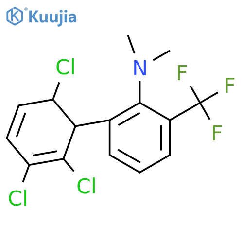 Dimethyl-[2-(2,3,6-trichlorocyclohexa-2,4-dienyl)-6-trifluoromethyl-phenyl]-amine structure