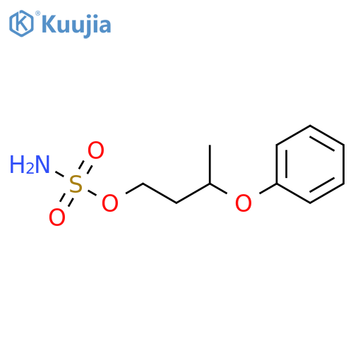 Sulfamic acid, 3-phenoxybutyl ester structure