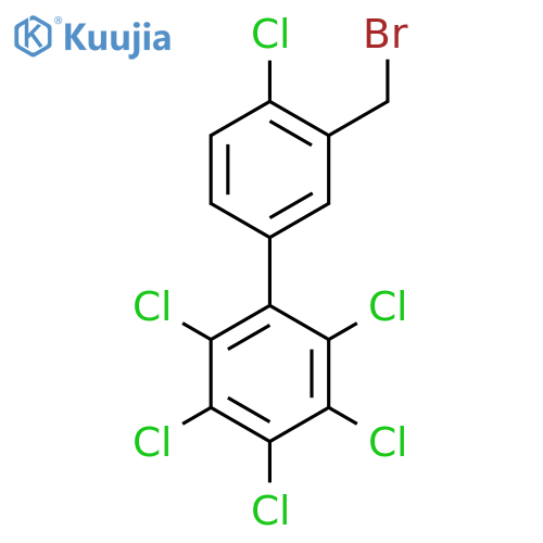 3'-(Bromomethyl)-4'-chloro-2,3,4,5,6-pentachlorobiphenyl structure