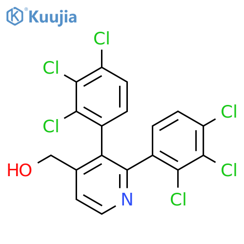 2,3-Bis(2,3,4-trichlorophenyl)pyridine-4-methanol structure