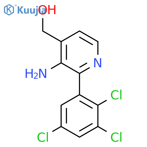 3-Amino-2-(2,3,5-trichlorophenyl)pyridine-4-methanol structure