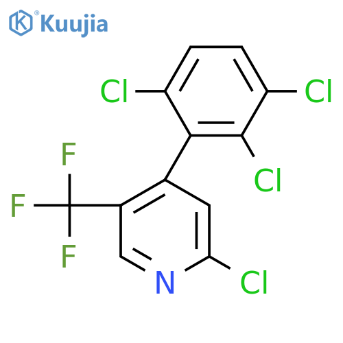 2-Chloro-4-(2,3,6-trichlorophenyl)-5-(trifluoromethyl)pyridine structure