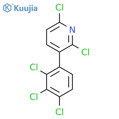 2,6-Dichloro-3-(2,3,4-trichlorophenyl)pyridine structure