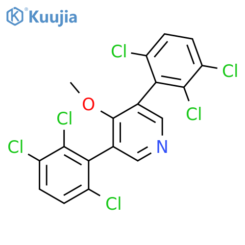3,5-Bis(2,3,6-trichlorophenyl)-4-methoxypyridine structure
