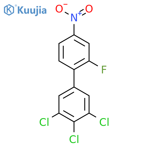 2'-Fluoro-4'-nitro-3,4,5-trichlorobiphenyl structure