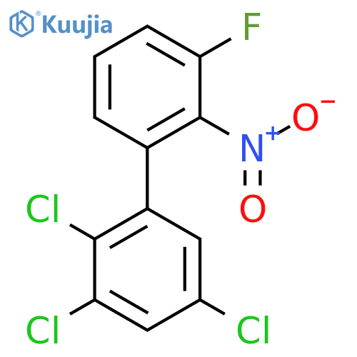 3'-Fluoro-2'-nitro-2,3,5-trichlorobiphenyl structure