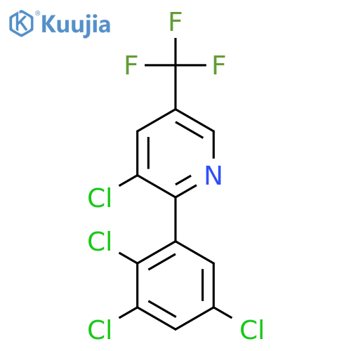 3-Chloro-2-(2,3,5-trichlorophenyl)-5-(trifluoromethyl)pyridine structure