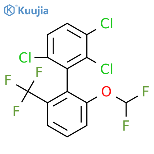 6'-(Difluoromethoxy)-2,3,6-trichloro-2'-(trifluoromethyl)biphenyl structure