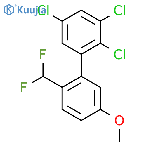 2'-(Difluoromethyl)-5'-methoxy-2,3,5-trichlorobiphenyl structure