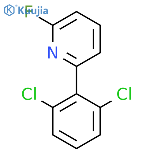 2-(2,6-Dichlorophenyl)-6-fluoropyridine structure