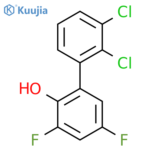 2',3'-Dichloro-3,5-difluoro-biphenyl-2-ol structure