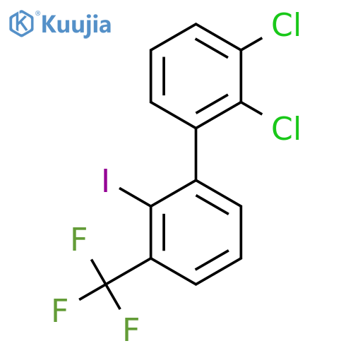 2,3-Dichloro-2'-iodo-3'-trifluoromethyl-biphenyl structure