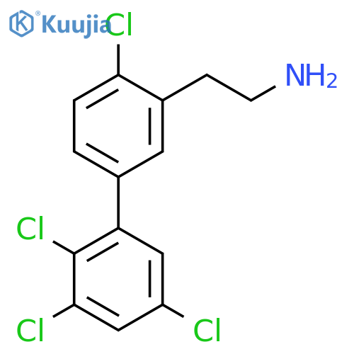 4,2',3',5'-Tetrachlorobiphenyl-3-ethylamine structure