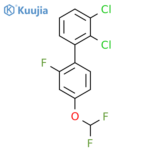 2,3-Dichloro-4'-difluoromethoxy-2'-fluoro-biphenyl structure