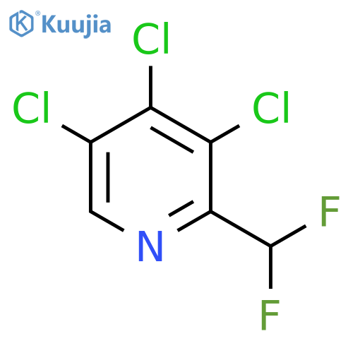2-(Difluoromethyl)-3,4,5-trichloropyridine structure