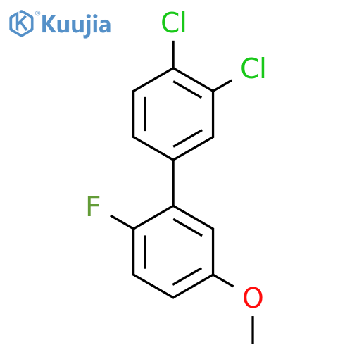 3,4-Dichloro-2'-fluoro-5'-methoxy-biphenyl structure